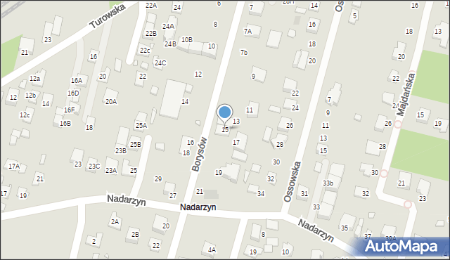 Kobyłka, Borysów, 15, mapa Kobyłka