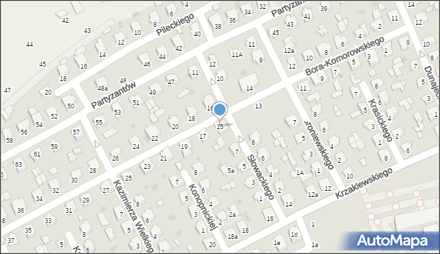 Kolbuszowa, Bora-Komorowskiego Tadeusza, gen., 15, mapa Kolbuszowa