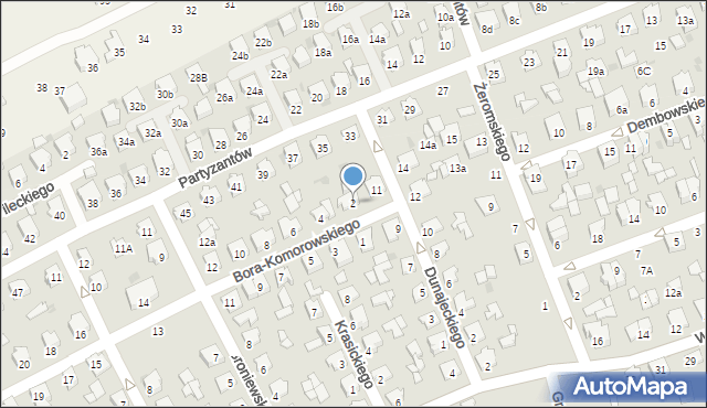 Kolbuszowa, Bora-Komorowskiego Tadeusza, gen., 2, mapa Kolbuszowa