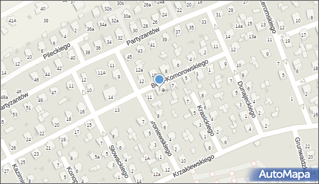 Kolbuszowa, Bora-Komorowskiego Tadeusza, gen., 9A, mapa Kolbuszowa