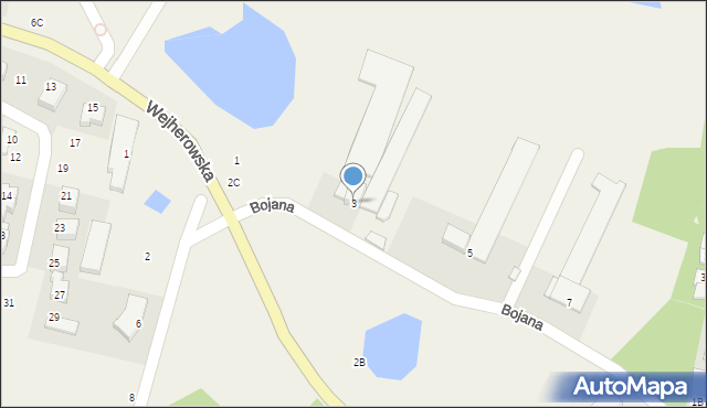 Koleczkowo, Bojana, mjr., 3, mapa Koleczkowo