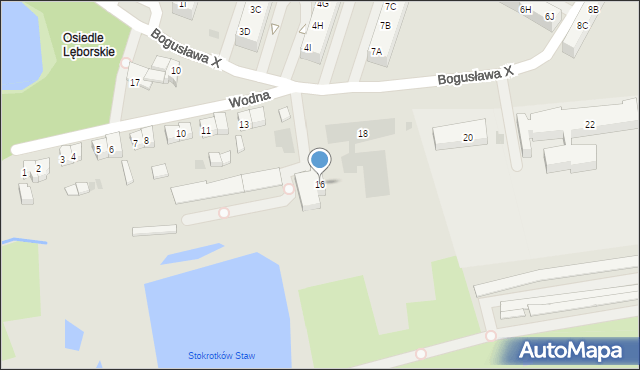 Kołobrzeg, Bogusława X, 16, mapa Kołobrzegu