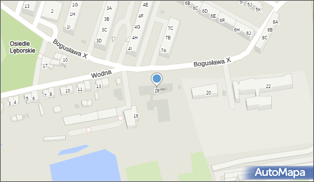 Kołobrzeg, Bogusława X, 18, mapa Kołobrzegu