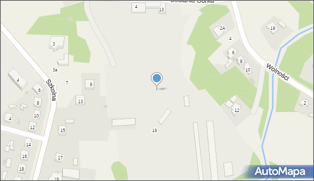 Kolonia Poczesna, Bociania Górka, 17, mapa Kolonia Poczesna
