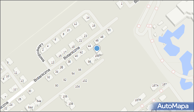 Konstancin-Jeziorna, Botaniczna, 100, mapa Konstancin-Jeziorna