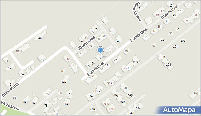 Konstancin-Jeziorna, Botaniczna, 7, mapa Konstancin-Jeziorna