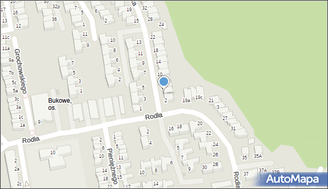 Koszalin, Bożka Arki, 4, mapa Koszalina