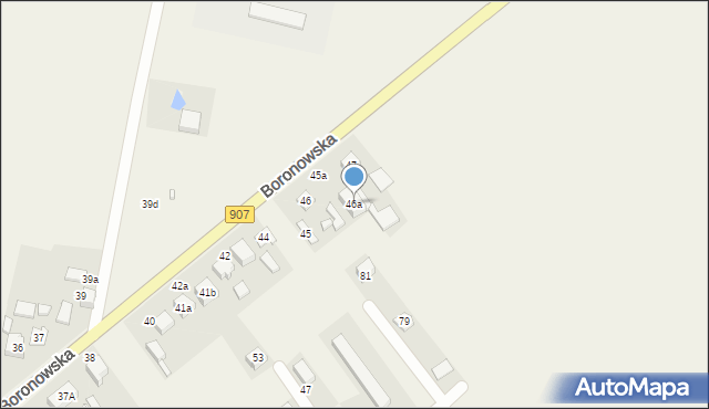 Koszęcin, Boronowska, 46a, mapa Koszęcin