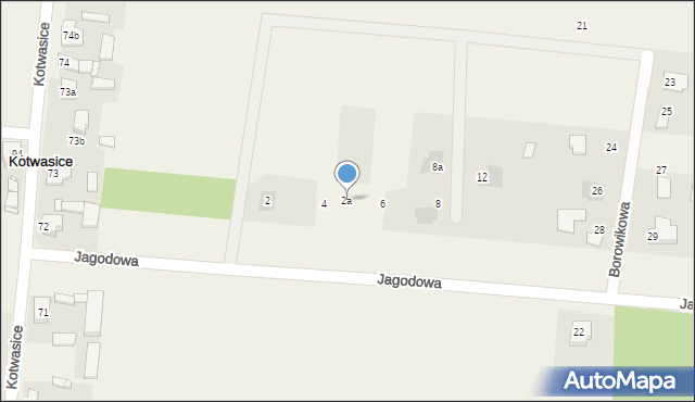 Kotwasice, Borowikowa, 2a, mapa Kotwasice