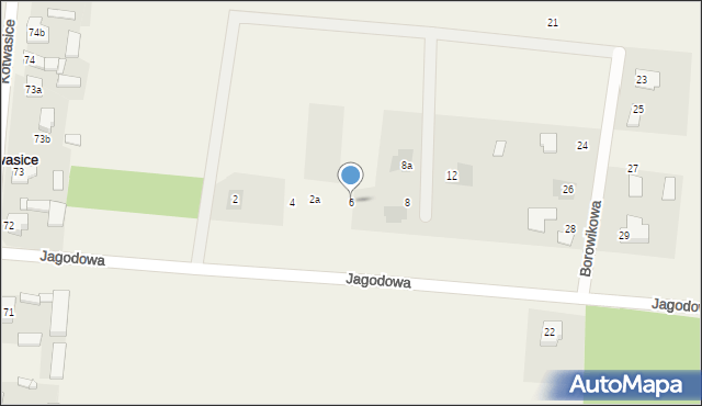 Kotwasice, Borowikowa, 6, mapa Kotwasice