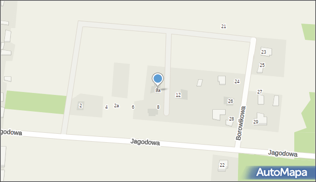Kotwasice, Borowikowa, 8a, mapa Kotwasice