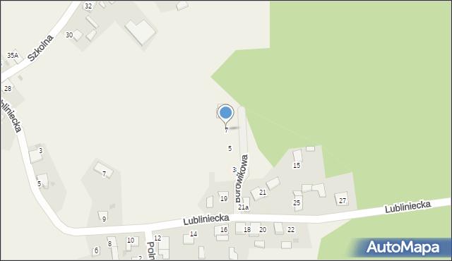 Koty, Borowikowa, 7, mapa Koty