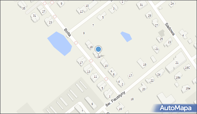 Kowale, Bolta Feliksa, ks., 14, mapa Kowale