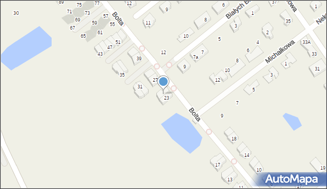 Kowale, Bolta Feliksa, ks., 25, mapa Kowale