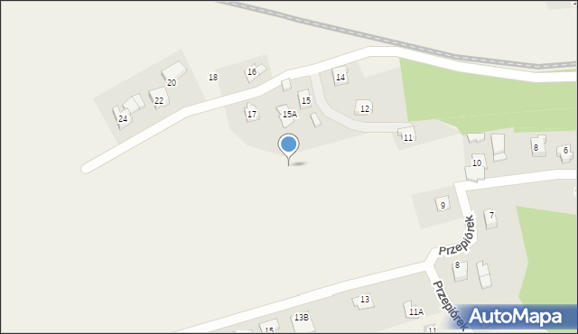 Kozy, Bociania, 13, mapa Kozy