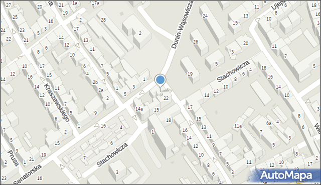 Kraków, Borelowskiego-Lelewela Marcina, 24, mapa Krakowa