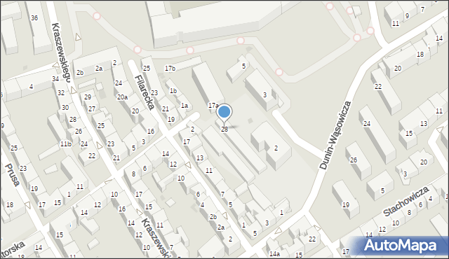 Kraków, Borelowskiego-Lelewela Marcina, 28, mapa Krakowa