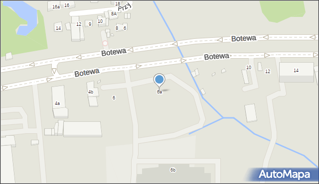 Kraków, Botewa Christo, 6a, mapa Krakowa