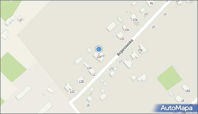 Kraśnik, Bojanowska, 12d, mapa Kraśnik