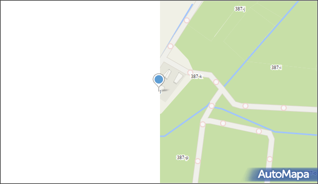 Krosin, Boruszynek, 3, mapa Krosin