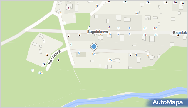 Kuby-Młyny, Borowikowa, 5A, mapa Kuby-Młyny