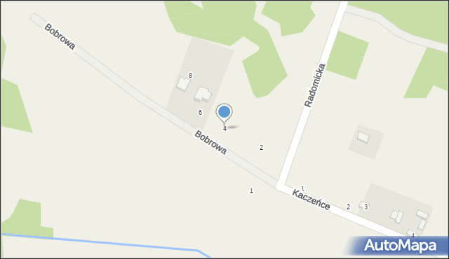 Łabędziów, Bobrowa, 4, mapa Łabędziów