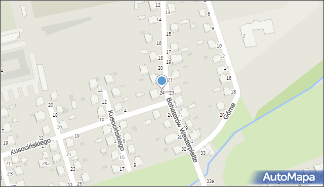 Łańcut, Bohaterów Westerplatte, 24, mapa Łańcut