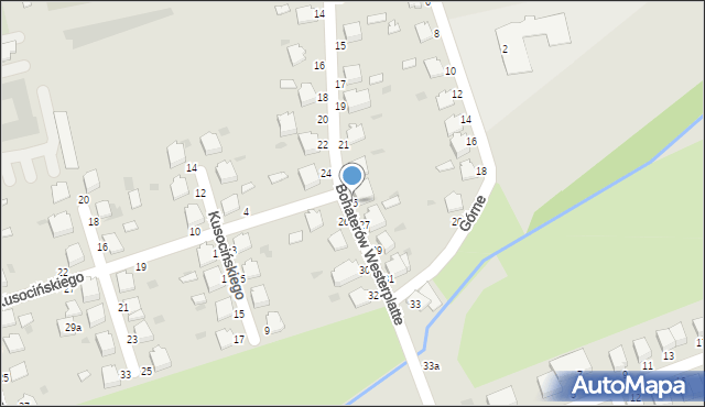 Łańcut, Bohaterów Westerplatte, 25, mapa Łańcut