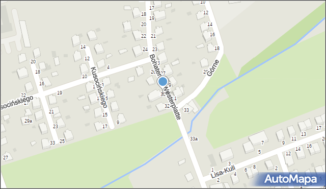 Łańcut, Bohaterów Westerplatte, 30, mapa Łańcut