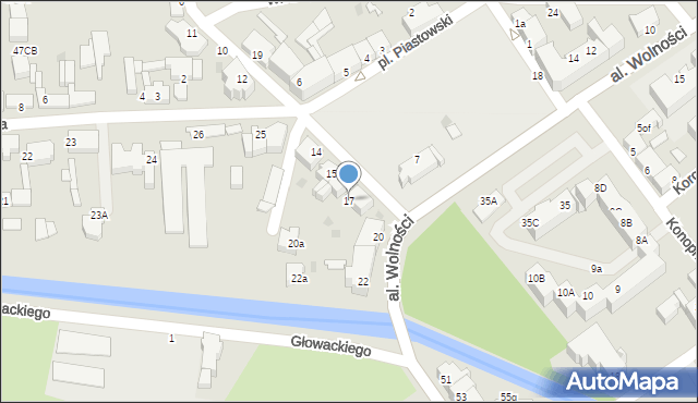 Lębork, Bohaterów Westerplatte, 17, mapa Lębork