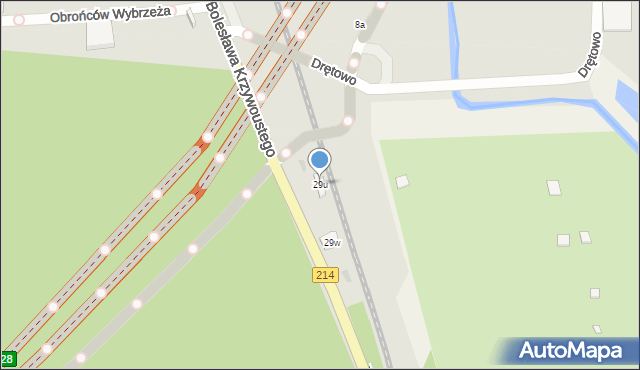 Lębork, Bolesława Krzywoustego, 29u, mapa Lębork