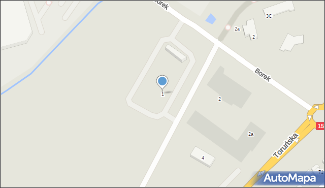 Lubawa, Borek, 1, mapa Lubawa