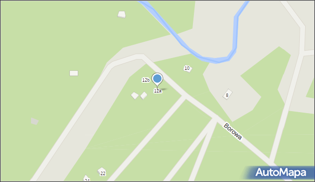 Maciejowice, Borowa, 12a, mapa Maciejowice