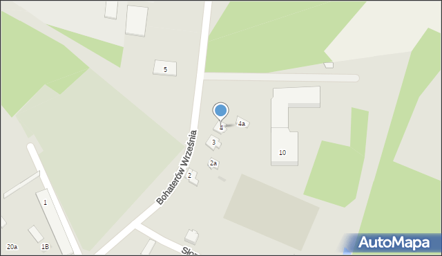 Magnuszew, Bohaterów Września, 4, mapa Magnuszew