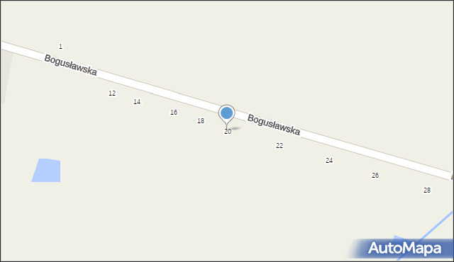 Maków, Bogusławska, 20, mapa Maków