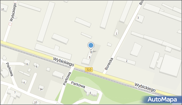 Manieczki, Borecka, 6, mapa Manieczki