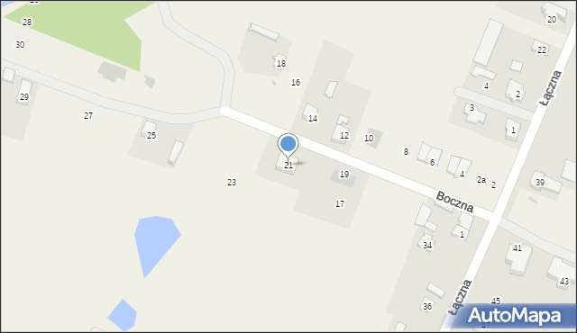 Maszewo, Boczna, 21, mapa Maszewo