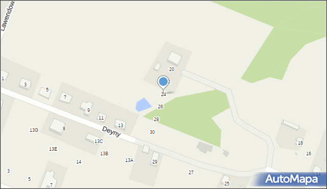 Maszewo, Boczna, 24, mapa Maszewo