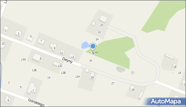 Maszewo, Boczna, 28, mapa Maszewo