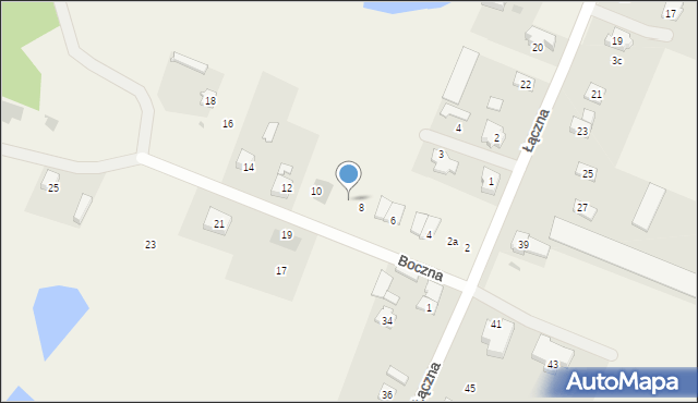 Maszewo, Boczna, 8a, mapa Maszewo