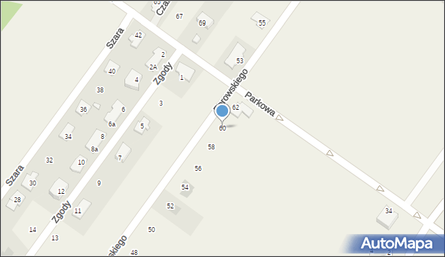 Michałowice-Wieś, Borowskiego Tadeusza, 60, mapa Michałowice-Wieś