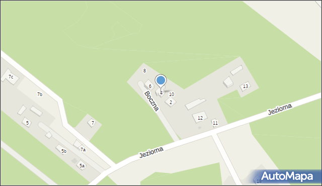 Międzylesie, Boczna, 4, mapa Międzylesie