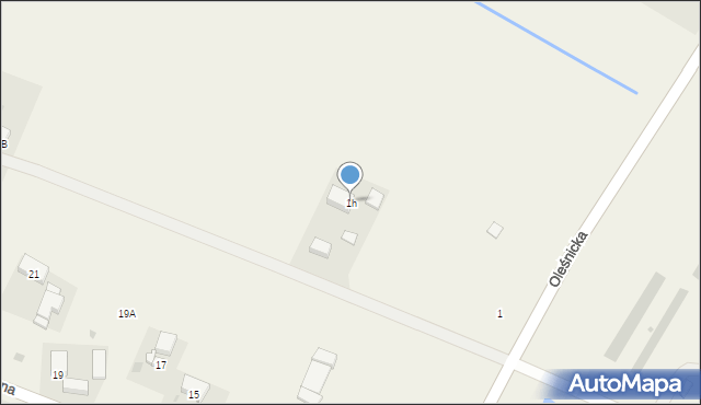 Miłocice, Boczna, 1h, mapa Miłocice