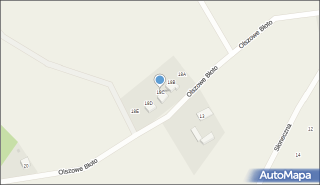 Mirachowo, Borowa, 18C, mapa Mirachowo