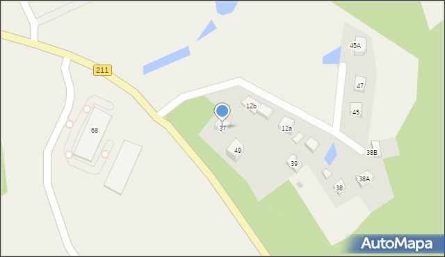 Mojusz, Borówkowa, 4, mapa Mojusz