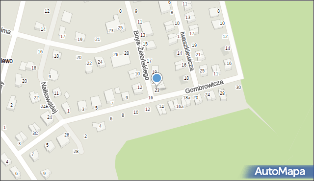 Mosina, Boya-Żeleńskiego Tadeusza, 23, mapa Mosina