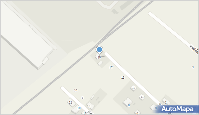 Mrowiny, Boczna, 19, mapa Mrowiny