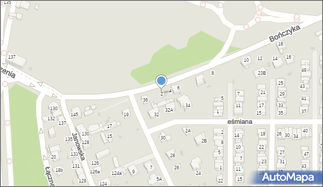 Mysłowice, Bończyka Norberta, ks., 2, mapa Mysłowice