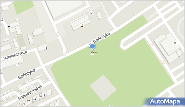 Mysłowice, Bończyka Norberta, ks., 20, mapa Mysłowice