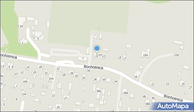 Nałęczów, Bochotnica, 11, mapa Nałęczów